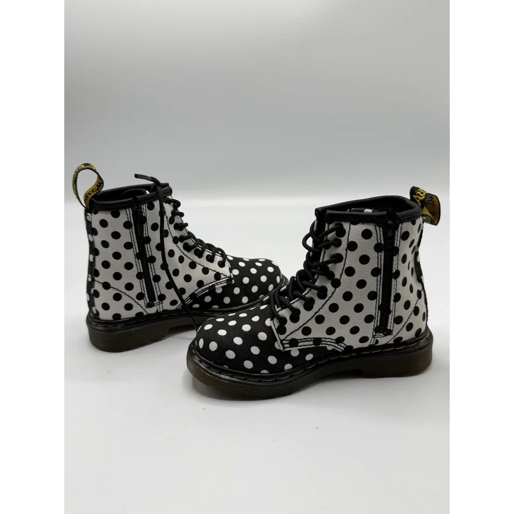 Dr. Martens Brooklee Polka Dot AW004 Toddler Size 9 Pre-Owned No Box